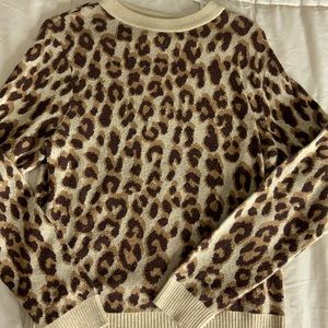 Cheetah Prrint Sweater